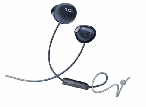 TCL Earphones with microphone - black