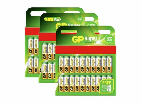 GP super alkaline AA batterijen 60-pack