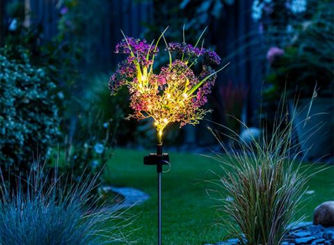 Hi Solar LED Tuinlamp - Prikspot bloem Tuinverlichting - Zonne-energie