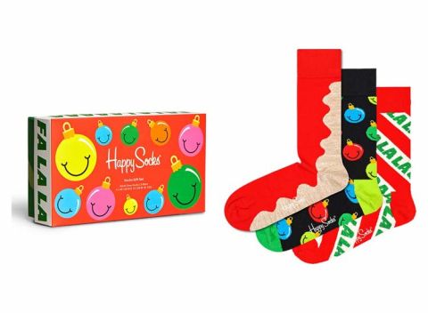 Happy Socks Sokken - Maat 41-46 - Unisex Sokken - Giftbox - 3 paar