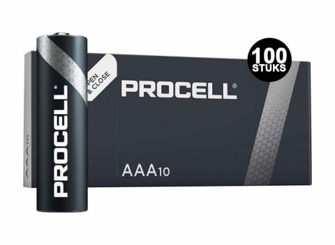 100 Duracell procell AAA batterijen - 