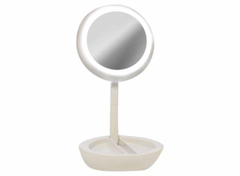 Starlyf Vergrotende LED Make-upspiegel - Opvouwbaar - Makkelijk Mee te Nemen - 2 soorten spiegels
