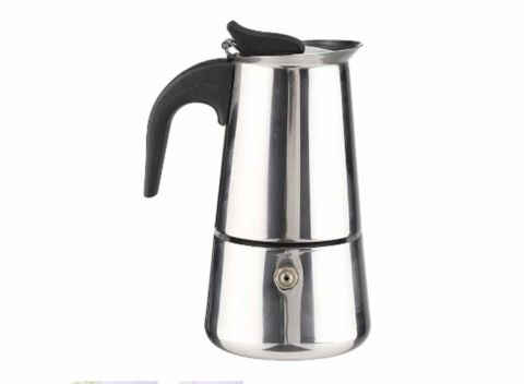 RVS moka/espresso percolator - koffiemaker voor 2 kopjes